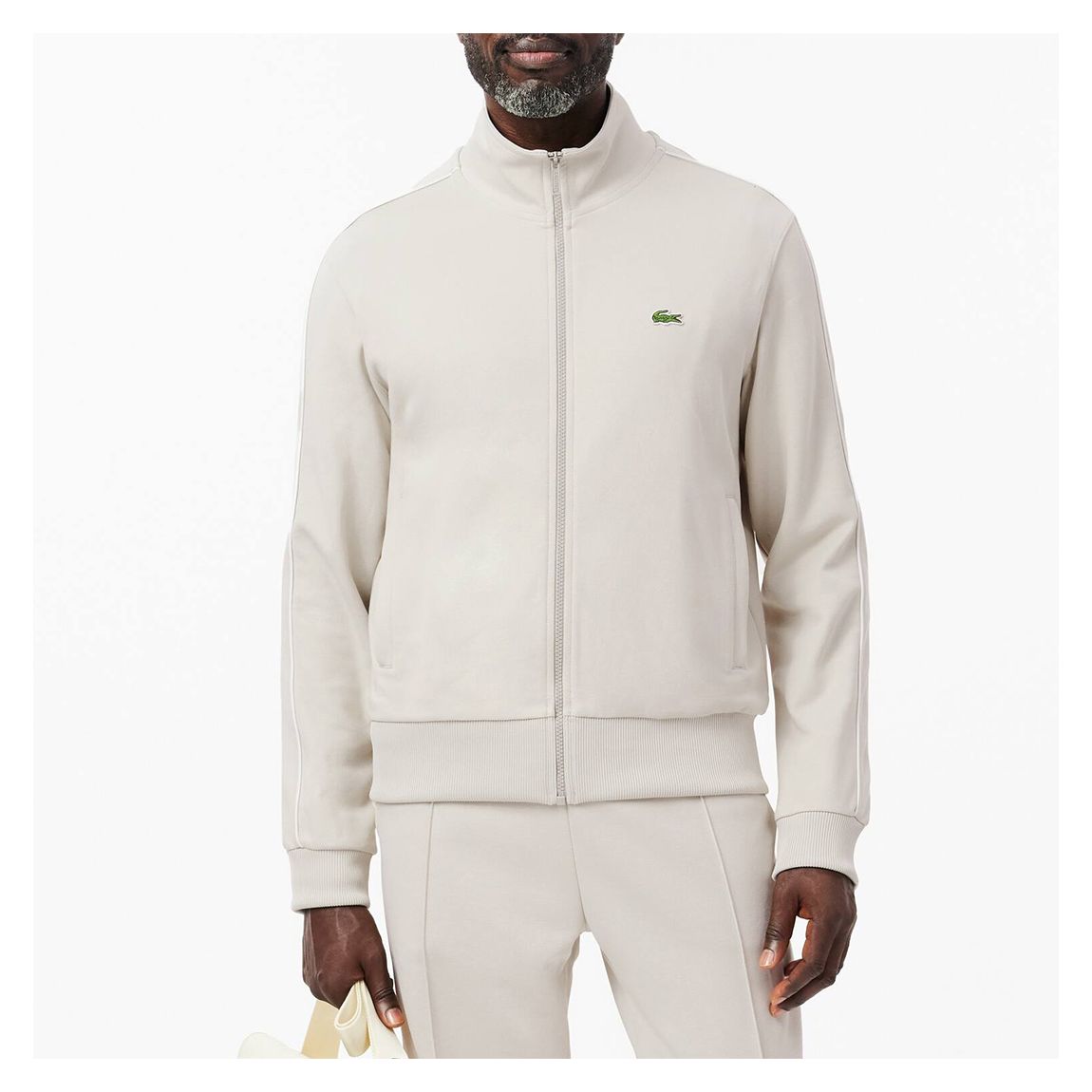 Ecru Zip Through Sweat main product photo