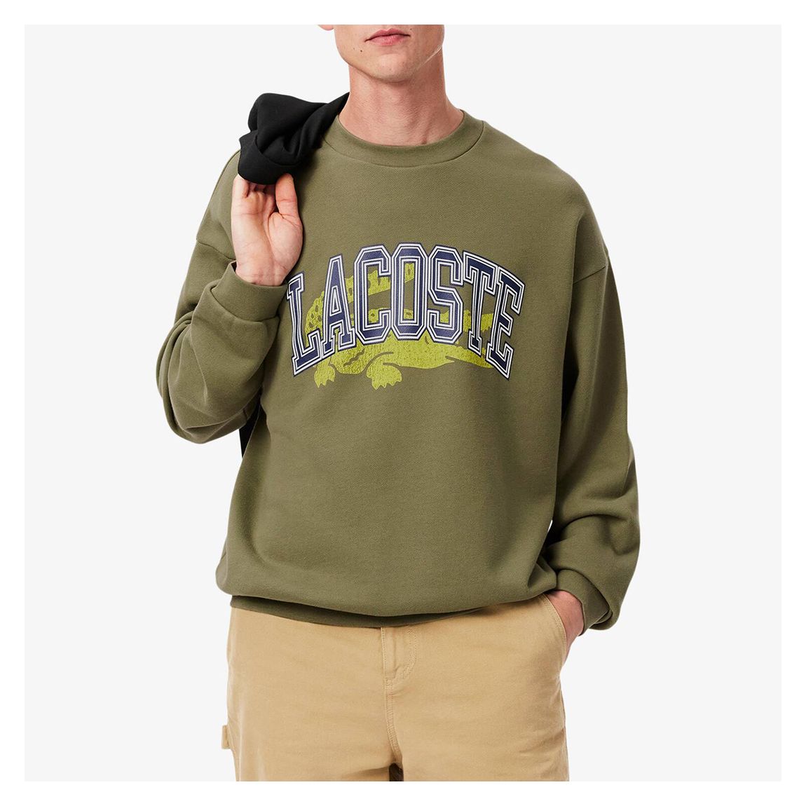 Khaki Chest Graphic Sweatshirt main product photo