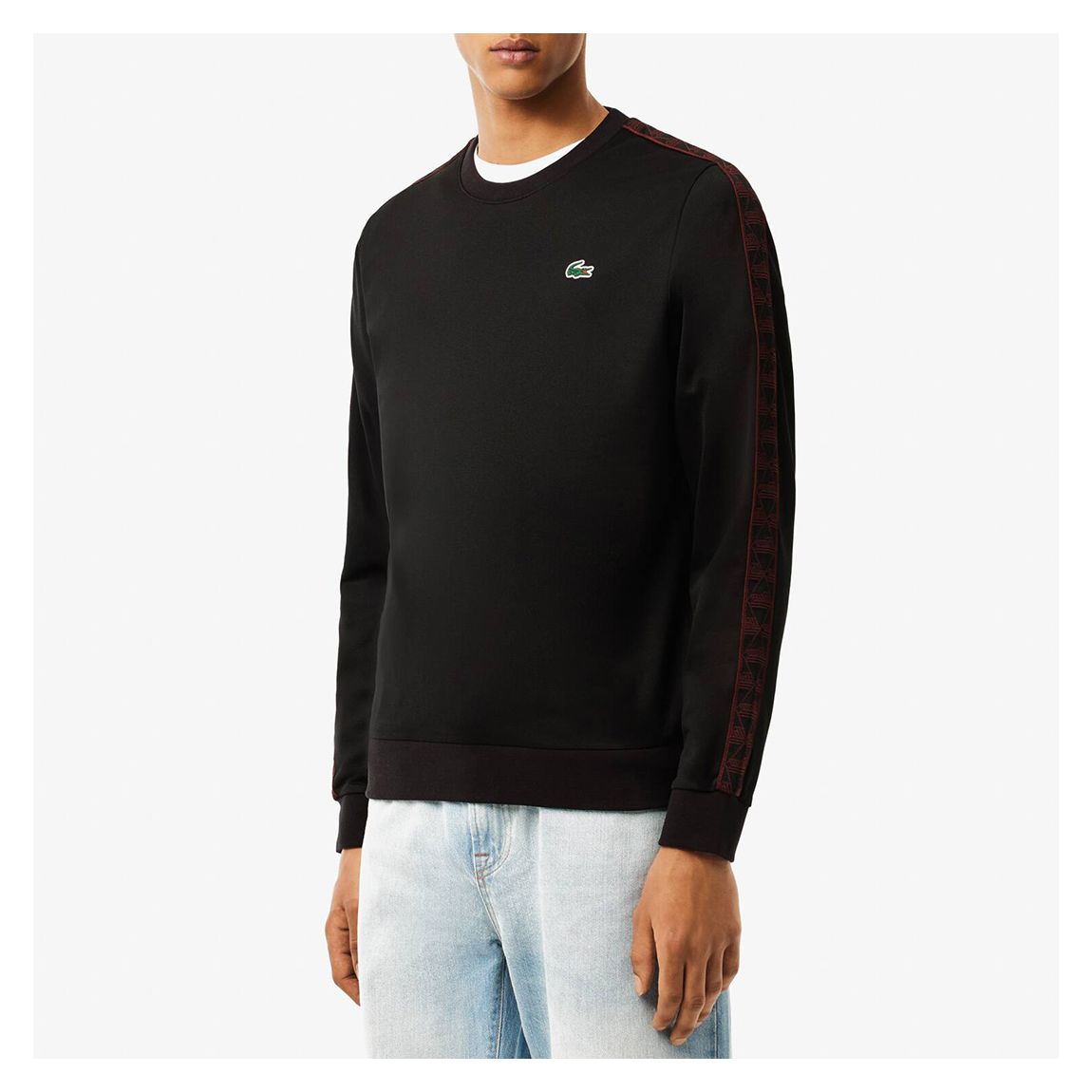 Black Sleeve Stripe Crew Sweat main product photo