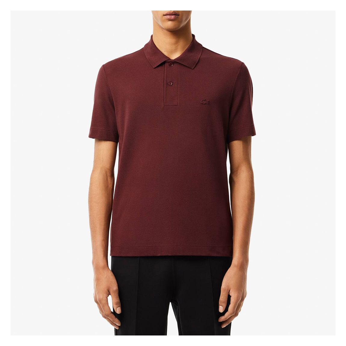 Burgundy Classic Badge Polo Shirt main product photo