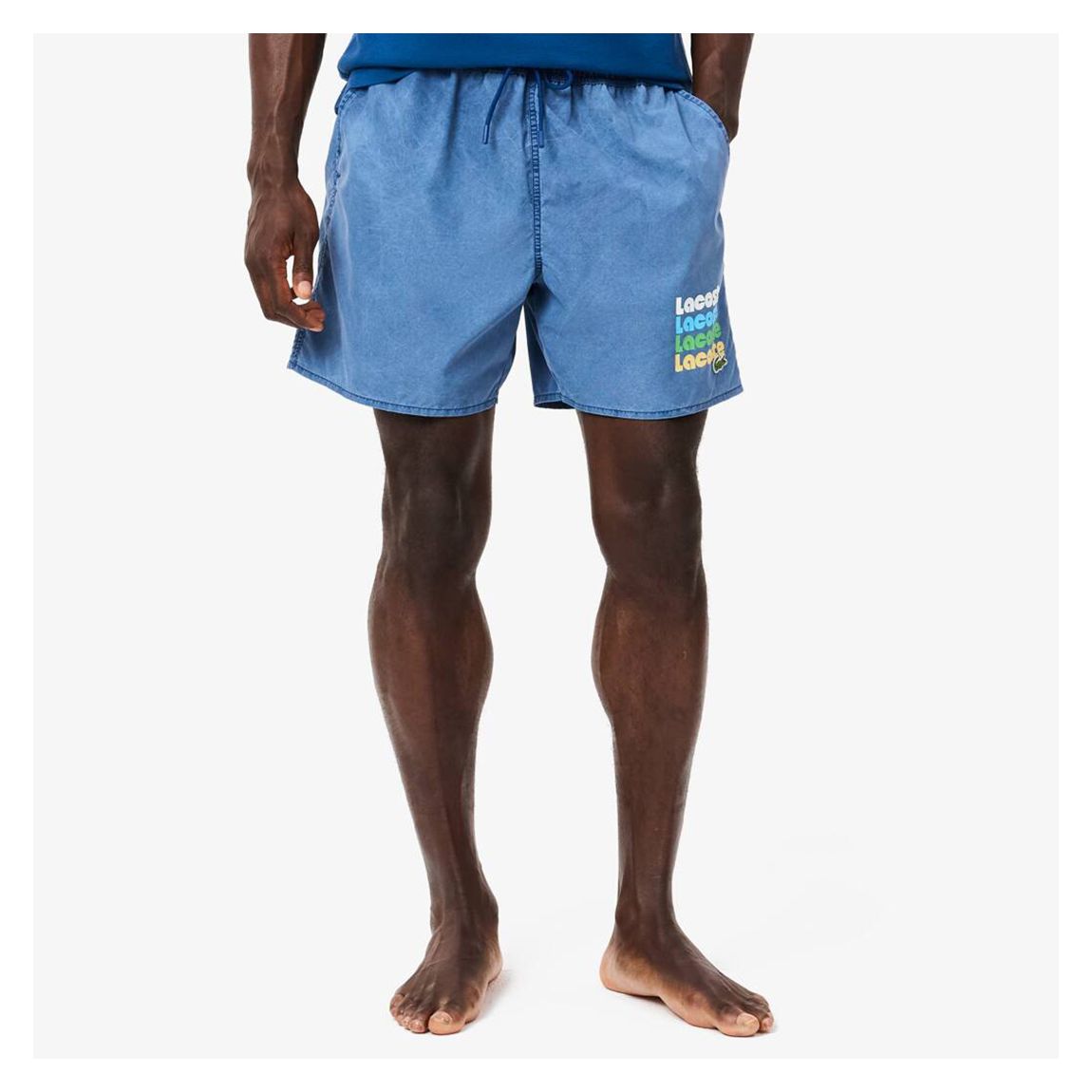 Cornflower Branded Swim Trunks main product photo