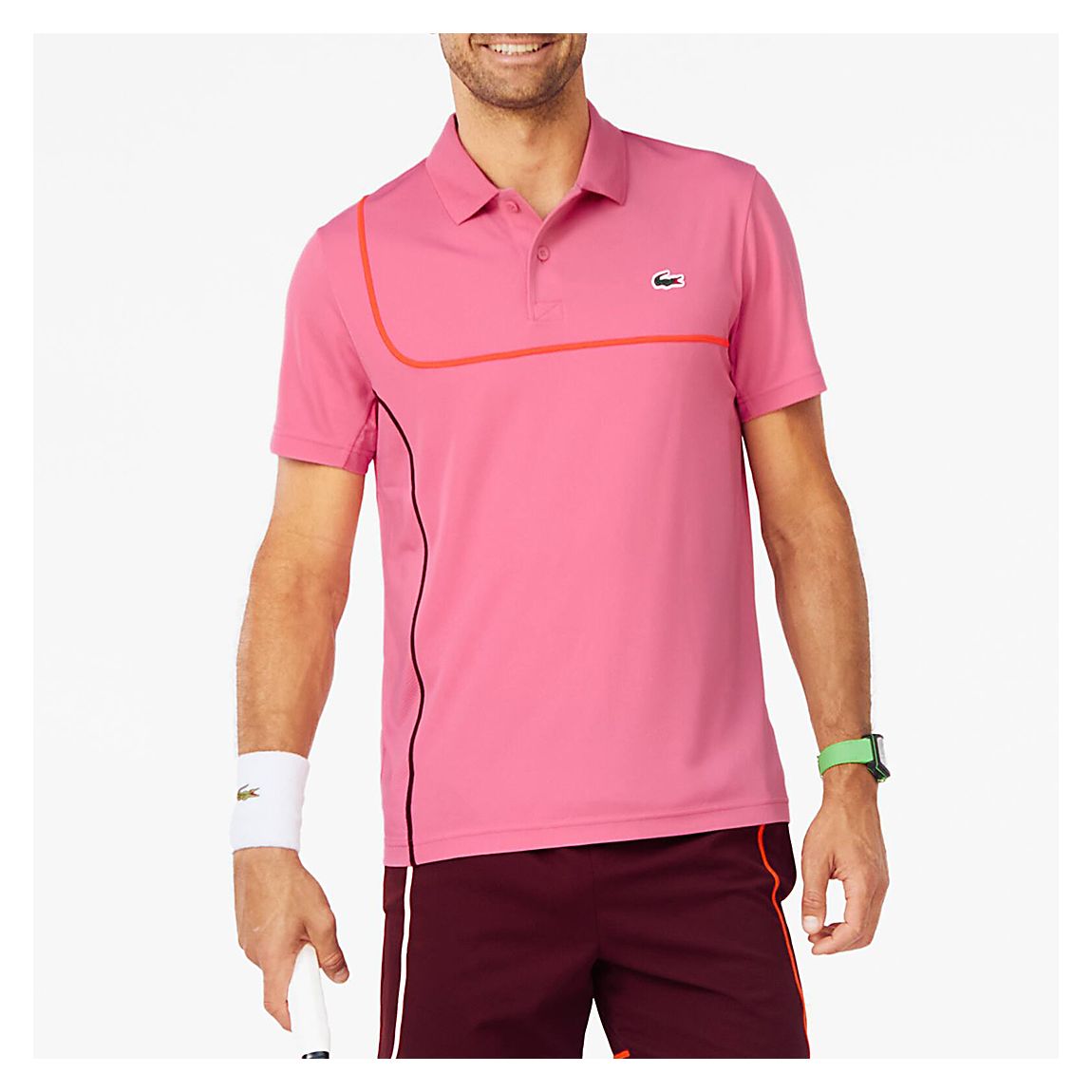 Pink Retro Design Polo Shirt main product photo