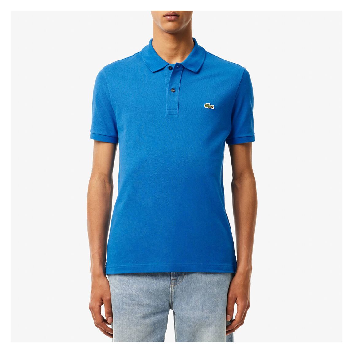 Turquoise Classic Badge Polo Shirt main product photo