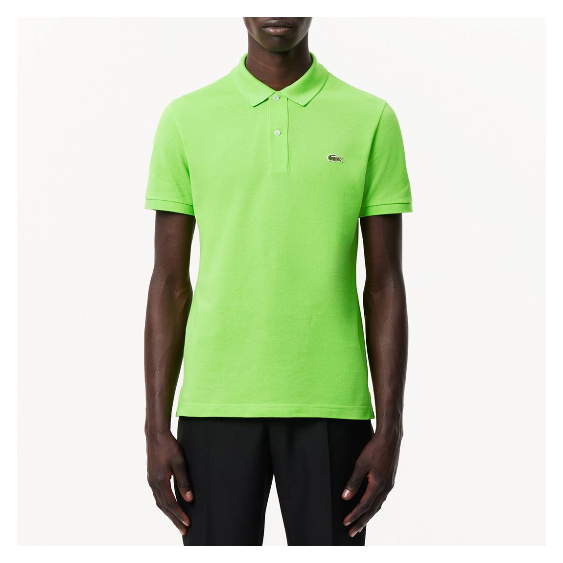 Lime Classic Badge Polo Shirt main product photo