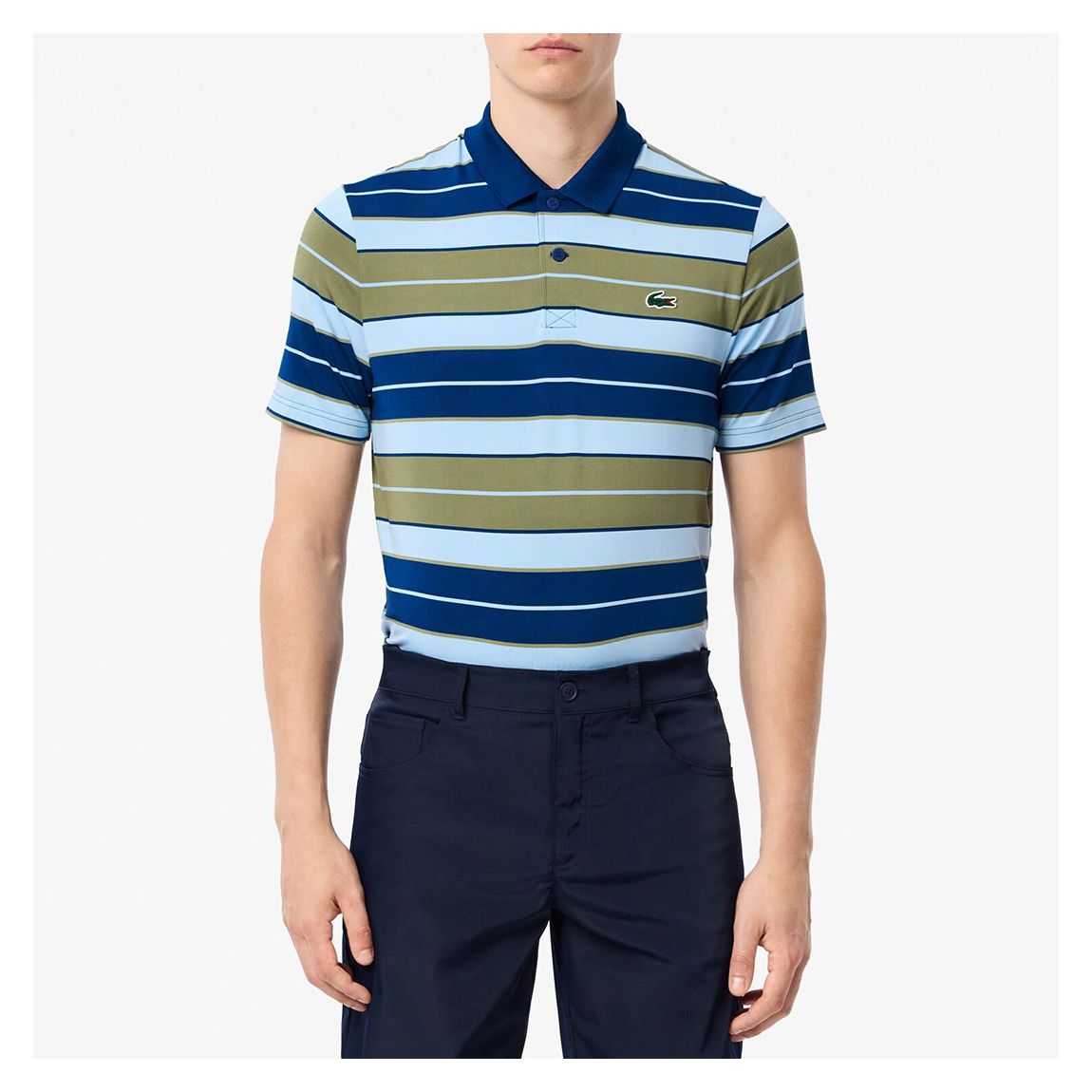 Multi Chunky Stripe Polo Shirt main product photo