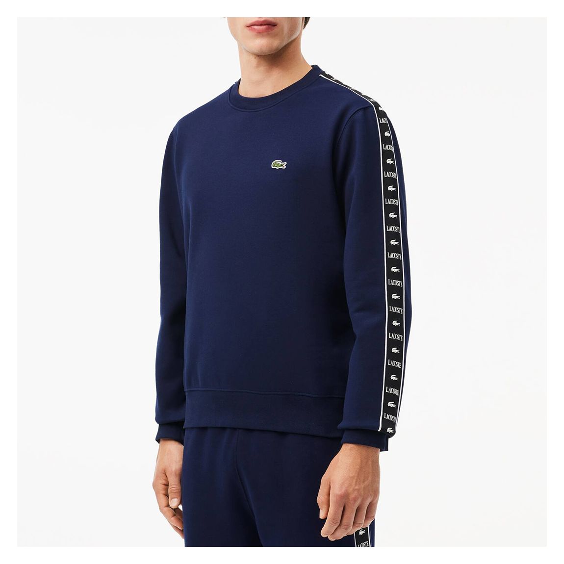Navy Sleeve Stripe Sweatshirt main product photo