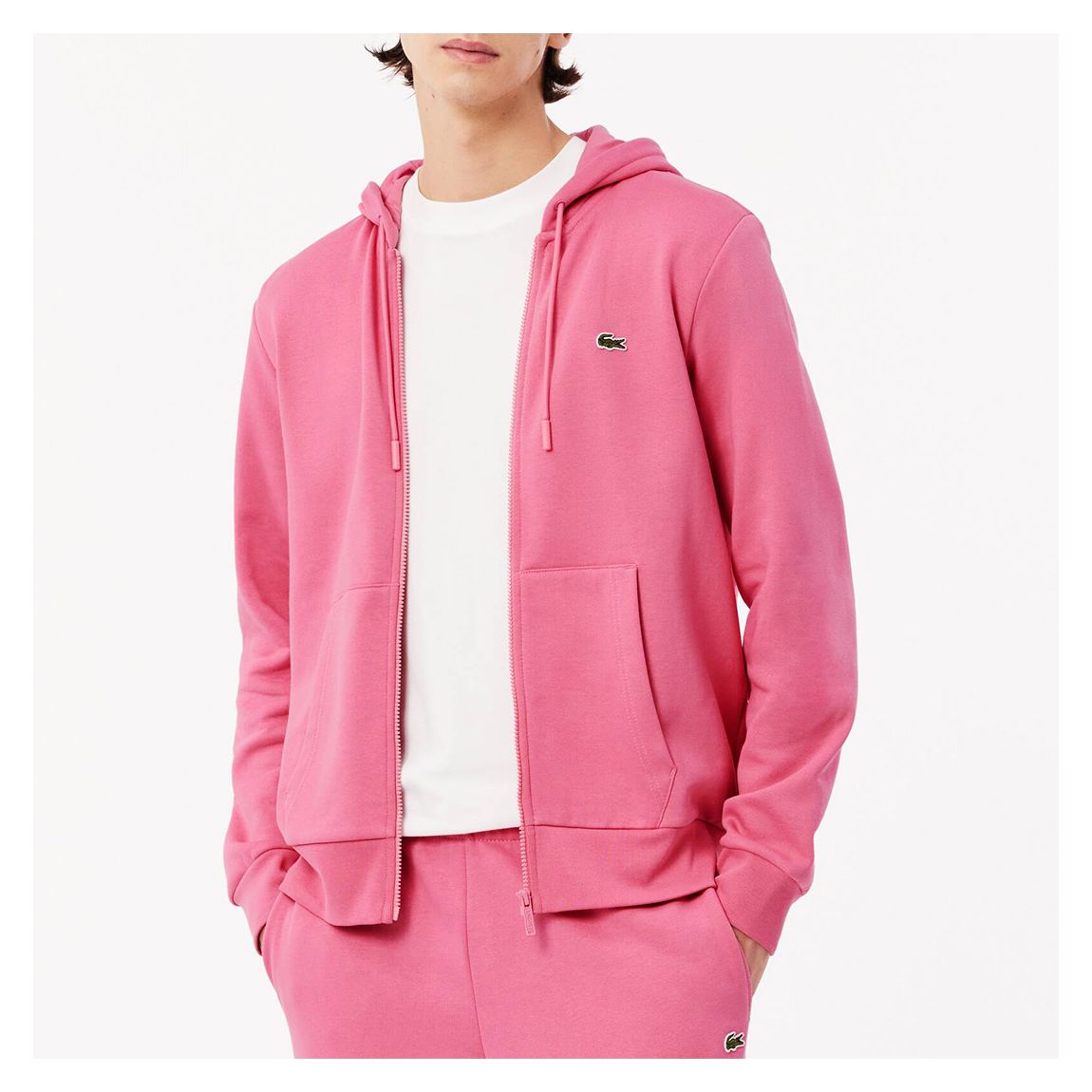 Pink Zip Through Hoodie main product photo