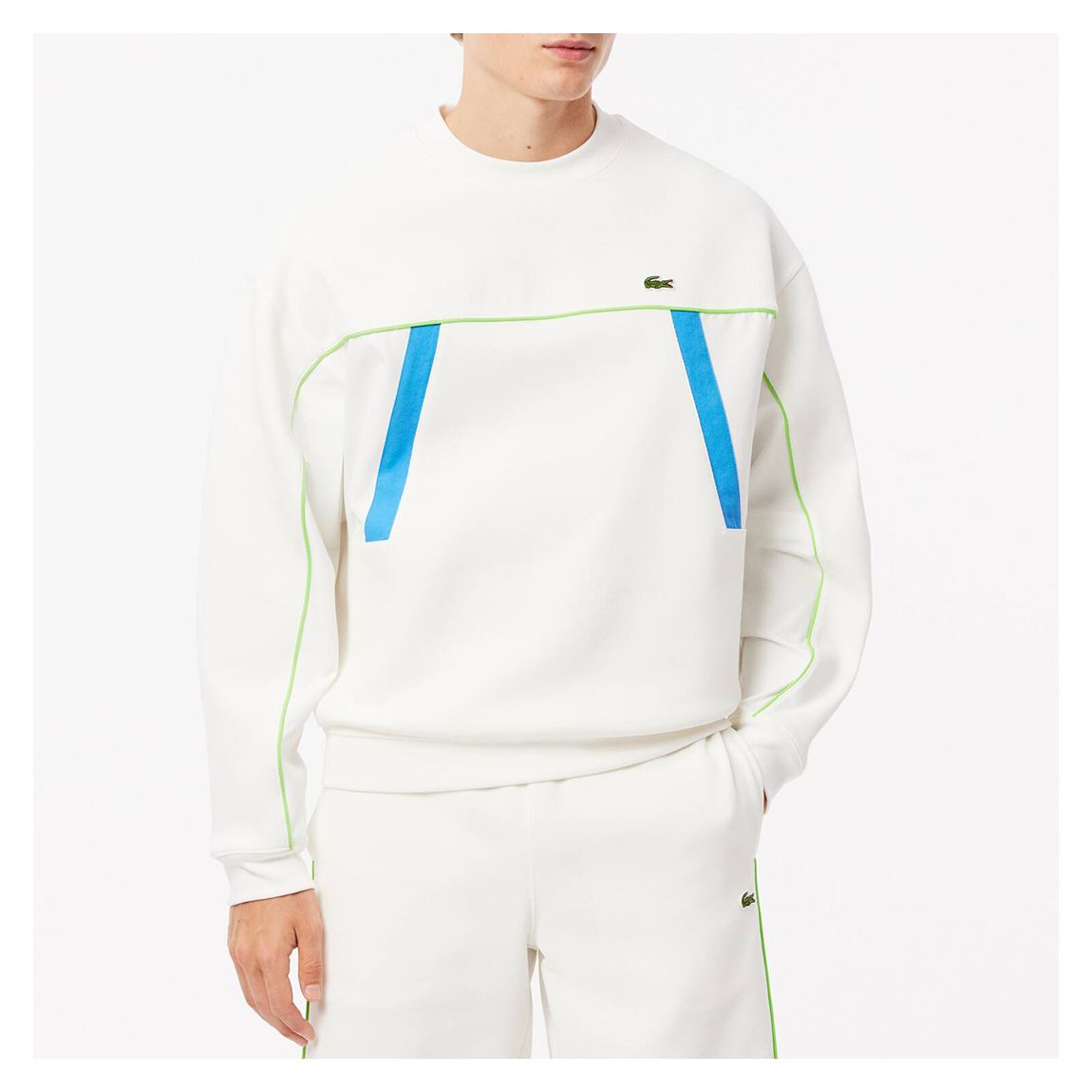 Ivory Retro Trim Sweatshirt main product photo