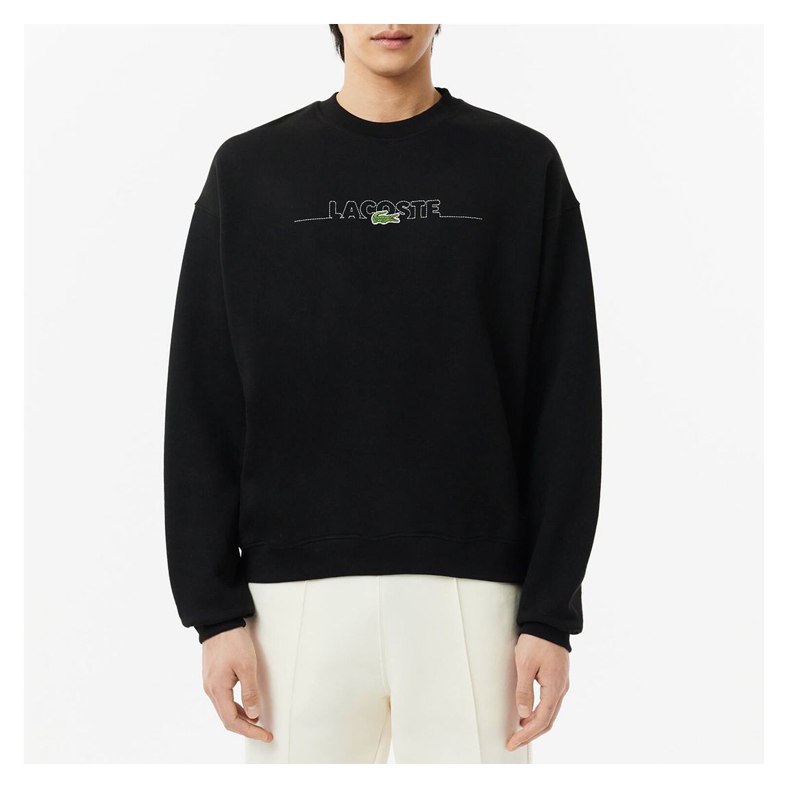 Black Embroidered Logo Sweatshirt main product photo