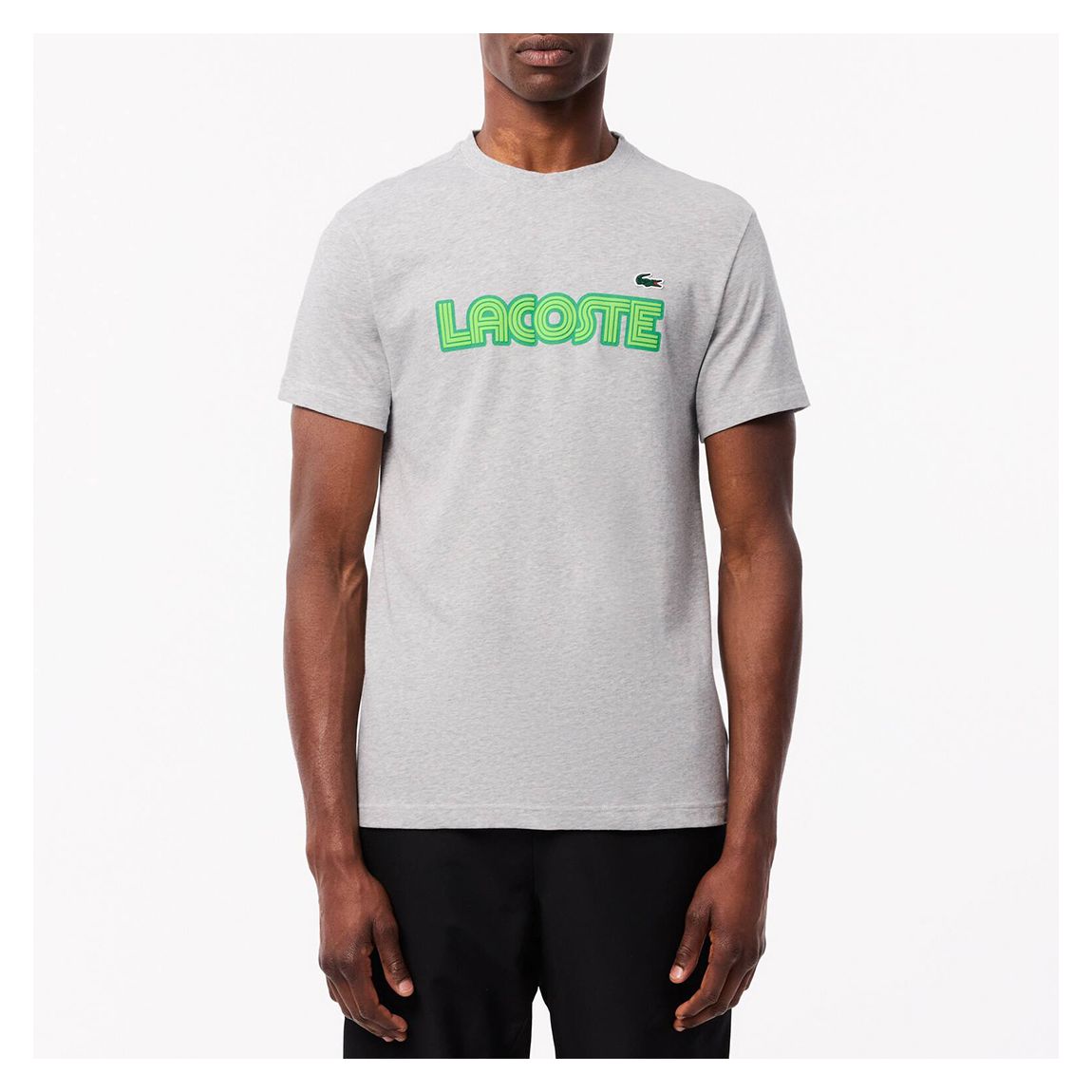 Grey Branded Short Sleeve T-Shirt main product photo