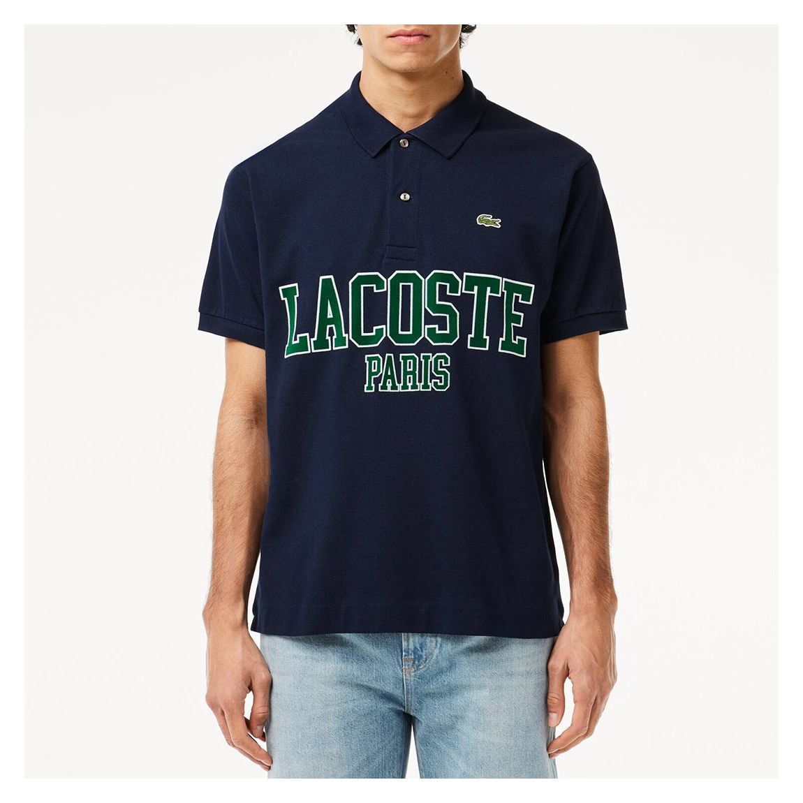 Navy Chest Graphic Polo Shirt main product photo