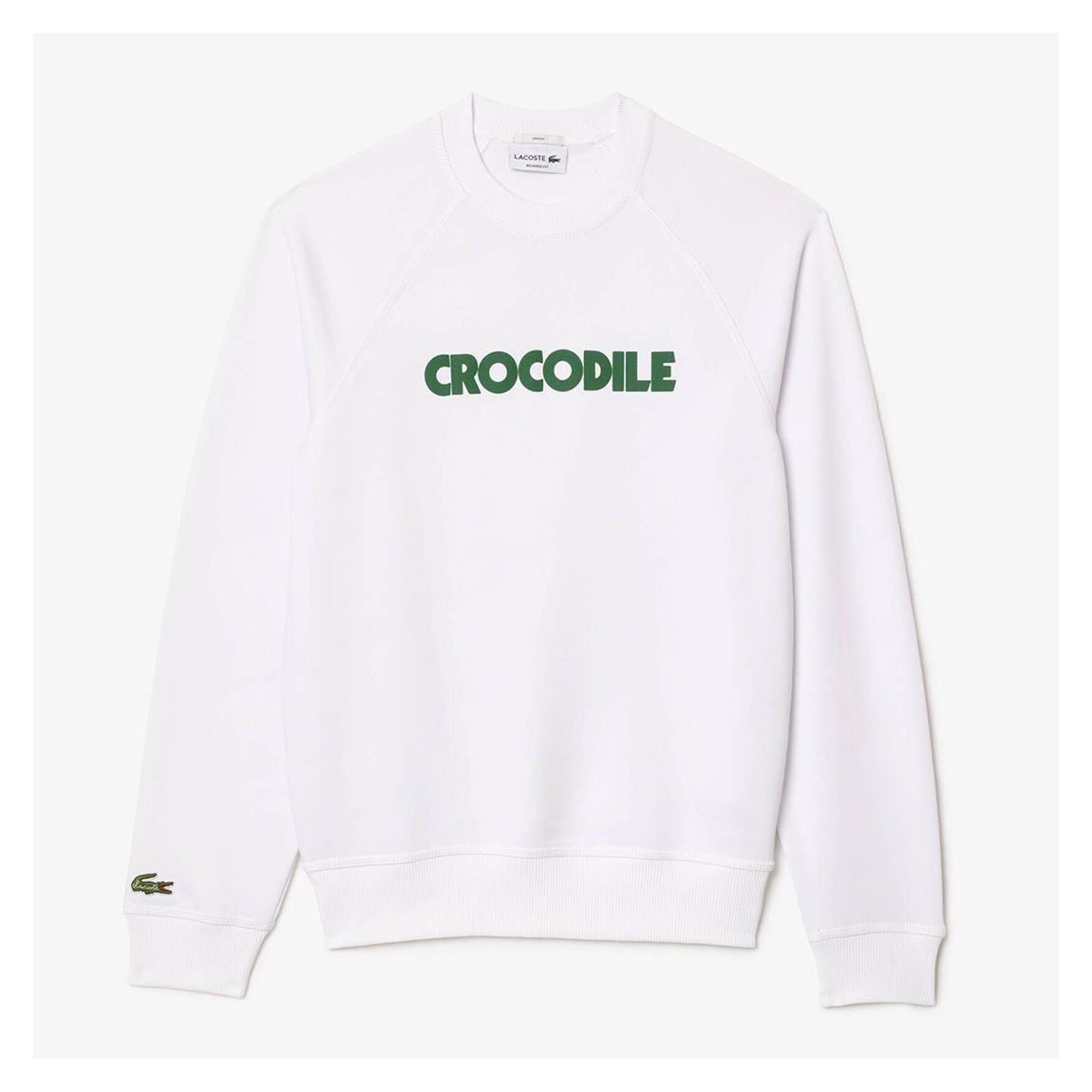 White Crocodile Sweatshirt main product photo