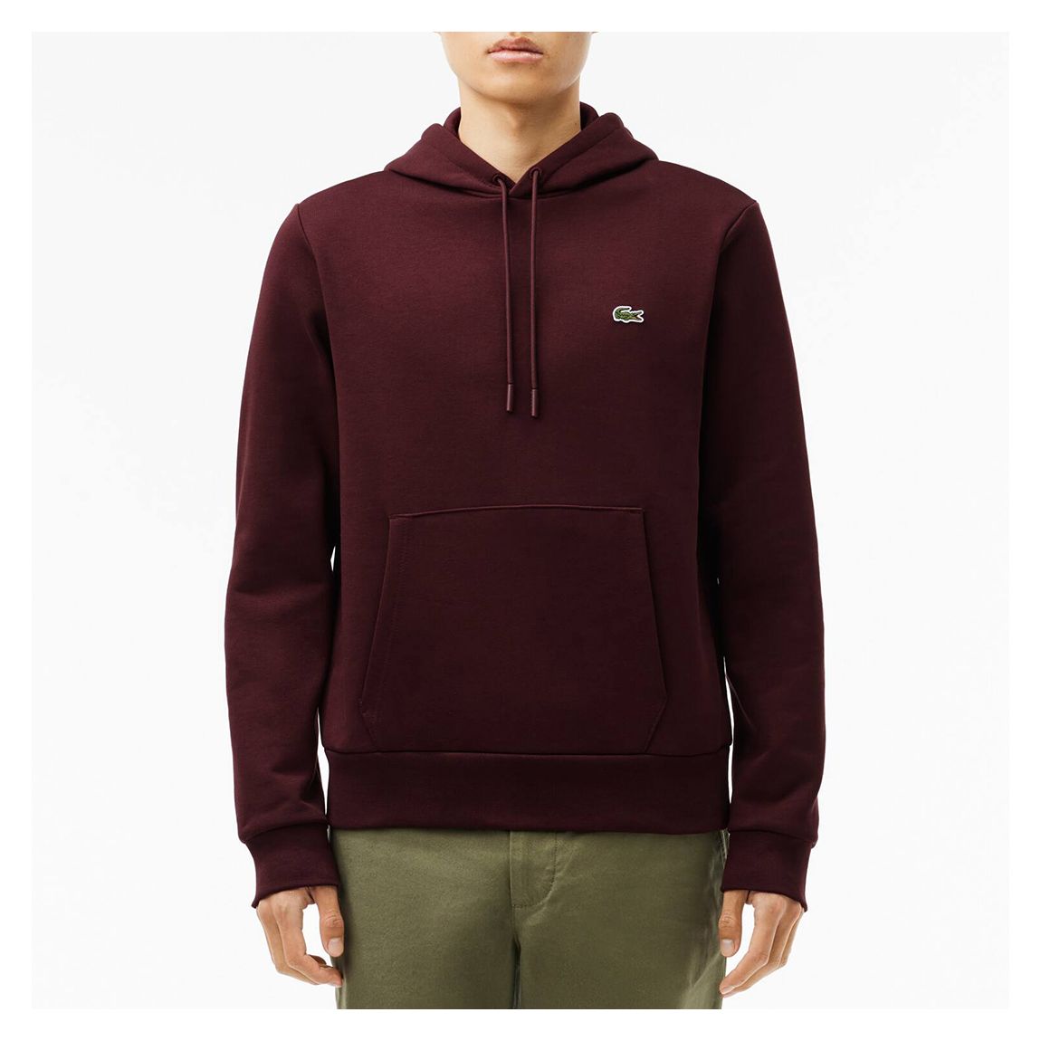 Burgundy Drawstring Hoodie main product photo