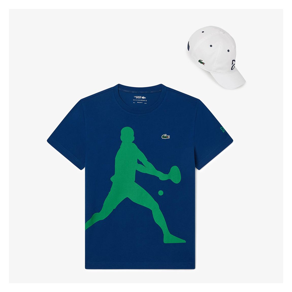 Dark Blue Tennis Graphic T-Shirt main product photo