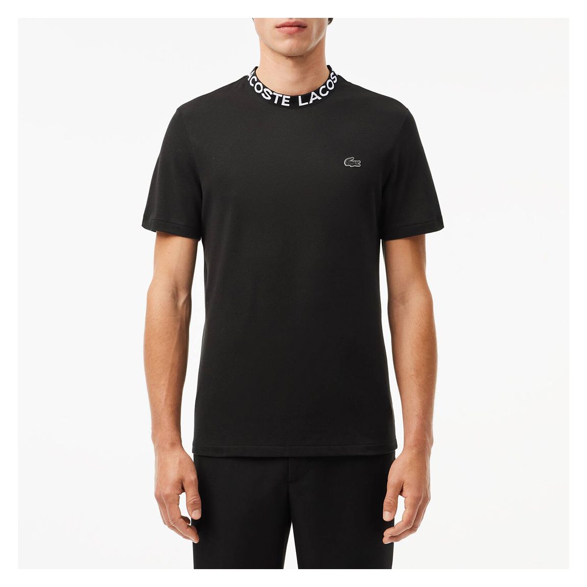 Black Branded Collar T-Shirt main product photo