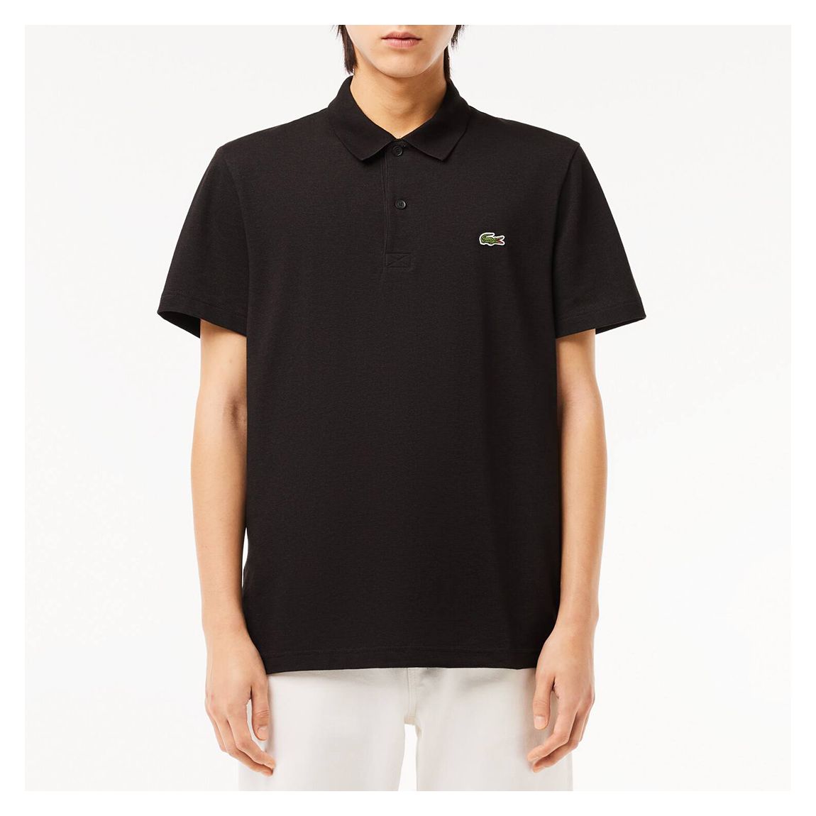 Black Boxy Polo Shirt main product photo
