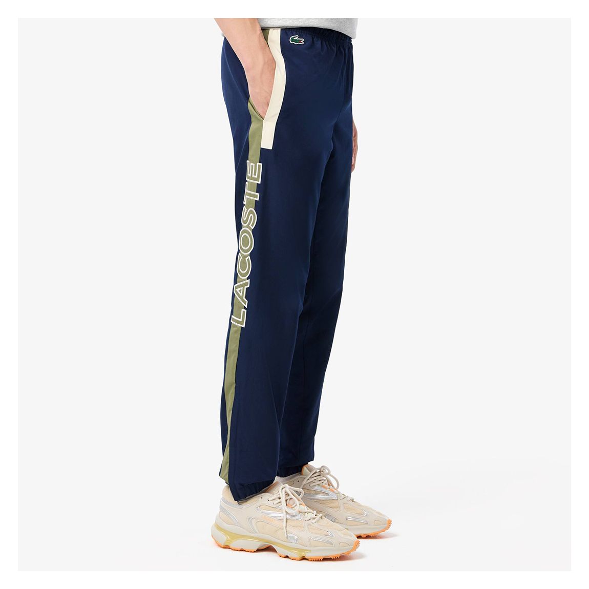 Teal Side Stripe Logo Joggers main product photo