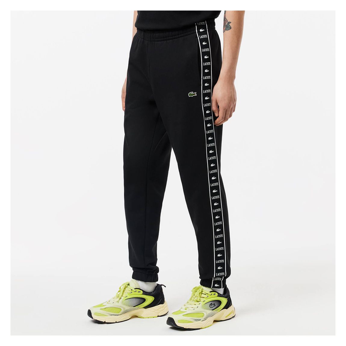 Black Side Logo Tape Joggers main product photo