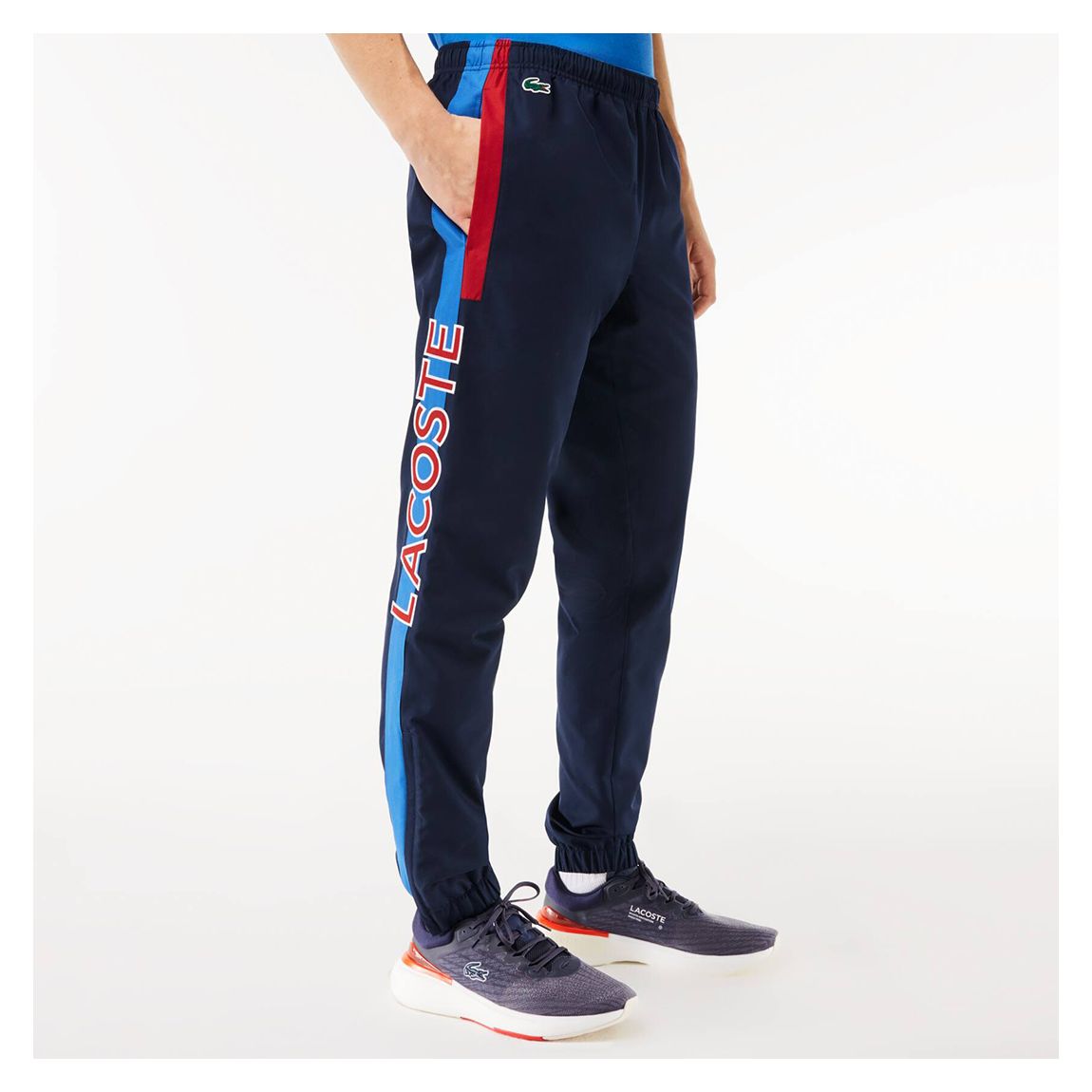 Navy Side Stripe Logo Joggers main product photo