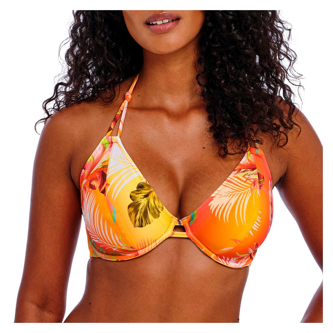 Miami Sunset Halter Bikini Top main product photo