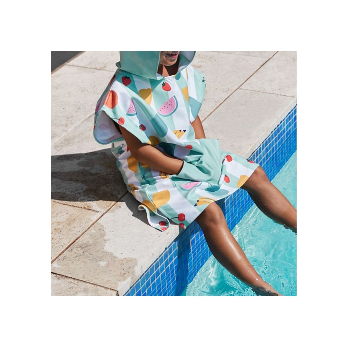 Kids Beach Poncho, Medium, Five a Day main product photo