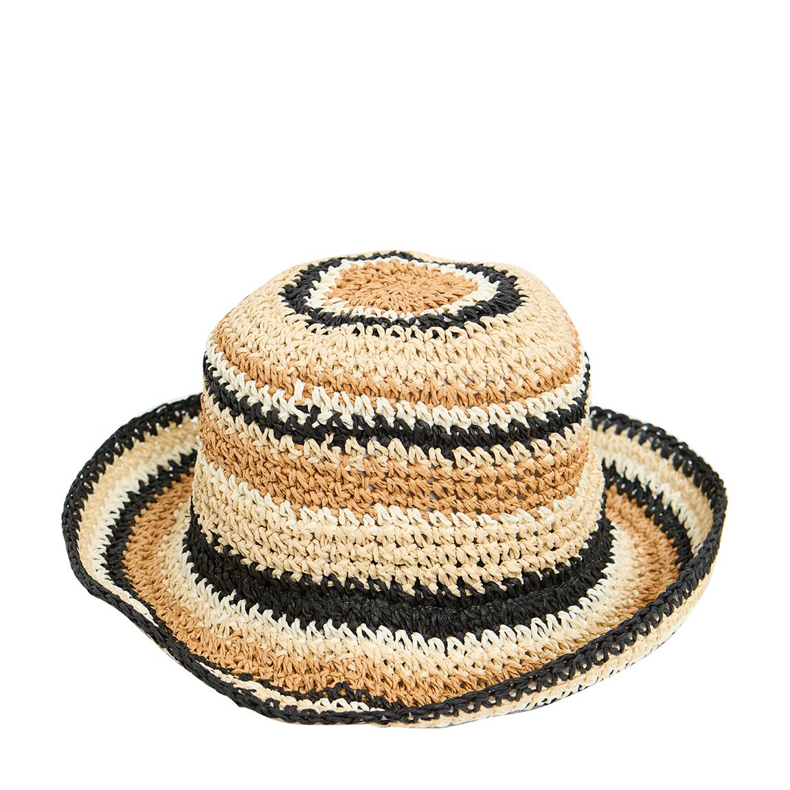 Multi Stripe Cloche Bucket Hat main product photo