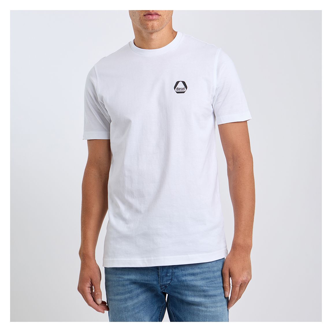 White Logo Cotton T-Shirt main product photo