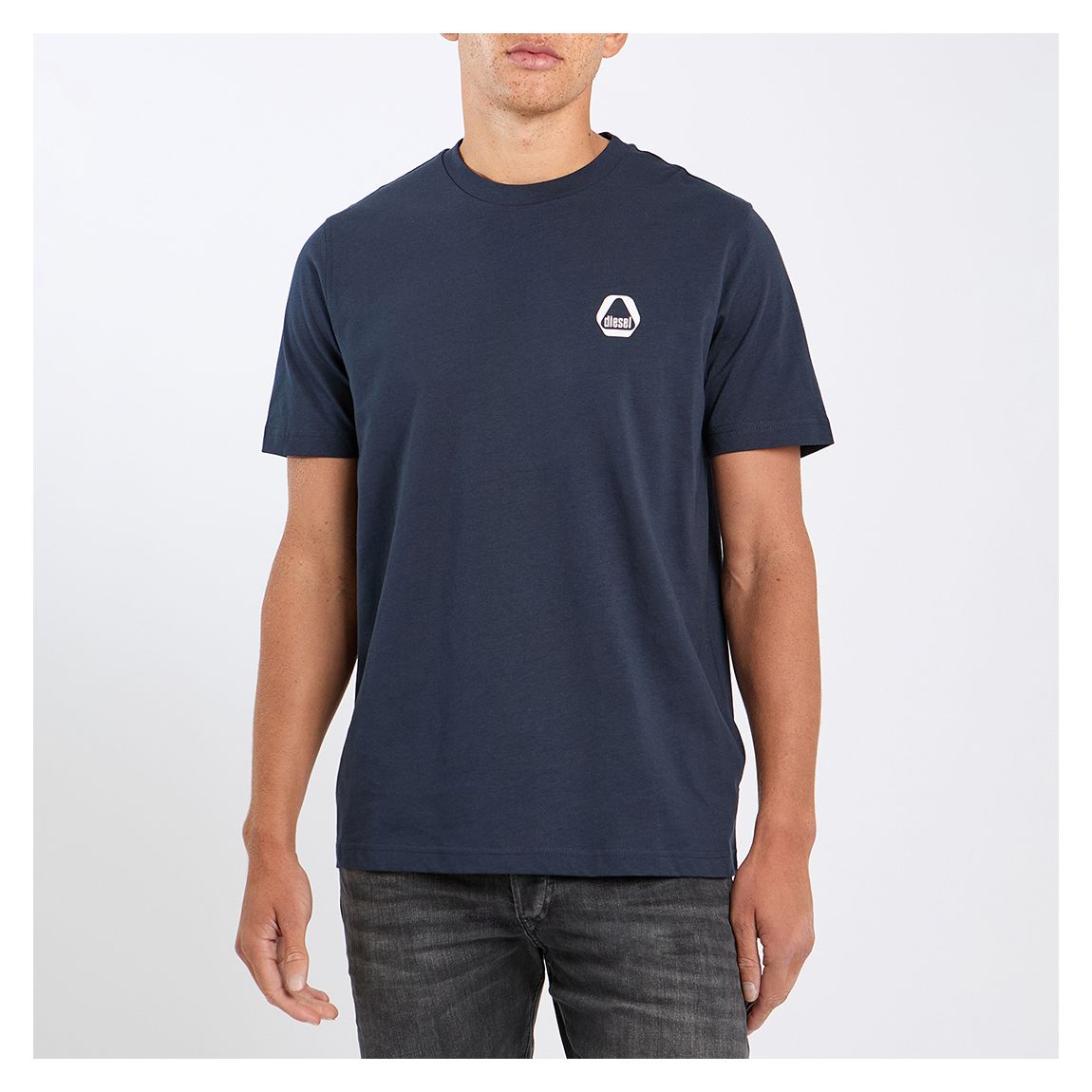 Navy Logo Cotton T-Shirt main product photo