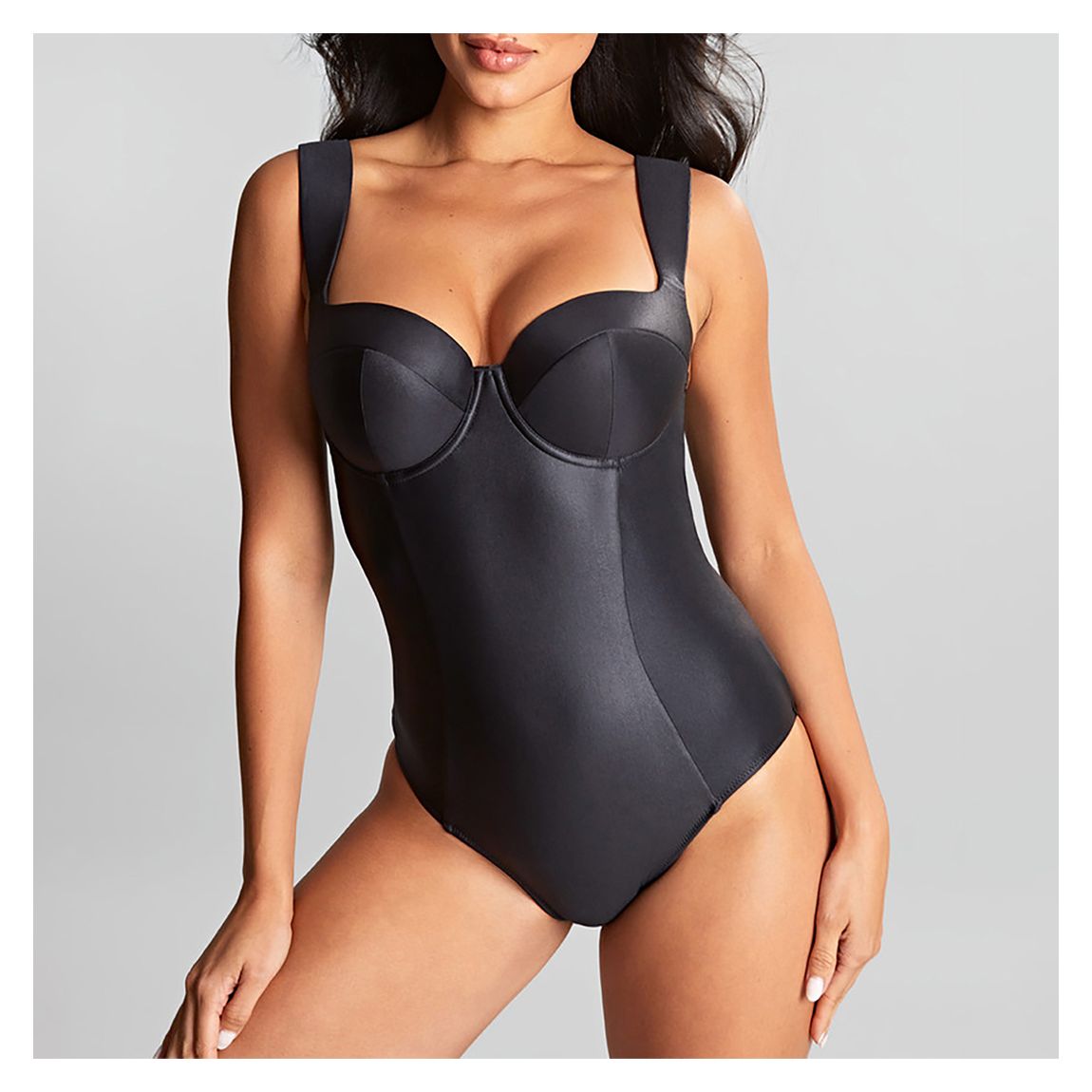 Monica Balconette Swimsuit-Black main product photo
