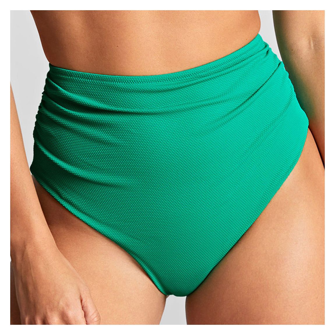 High waist bikini briefs-Verde main product photo