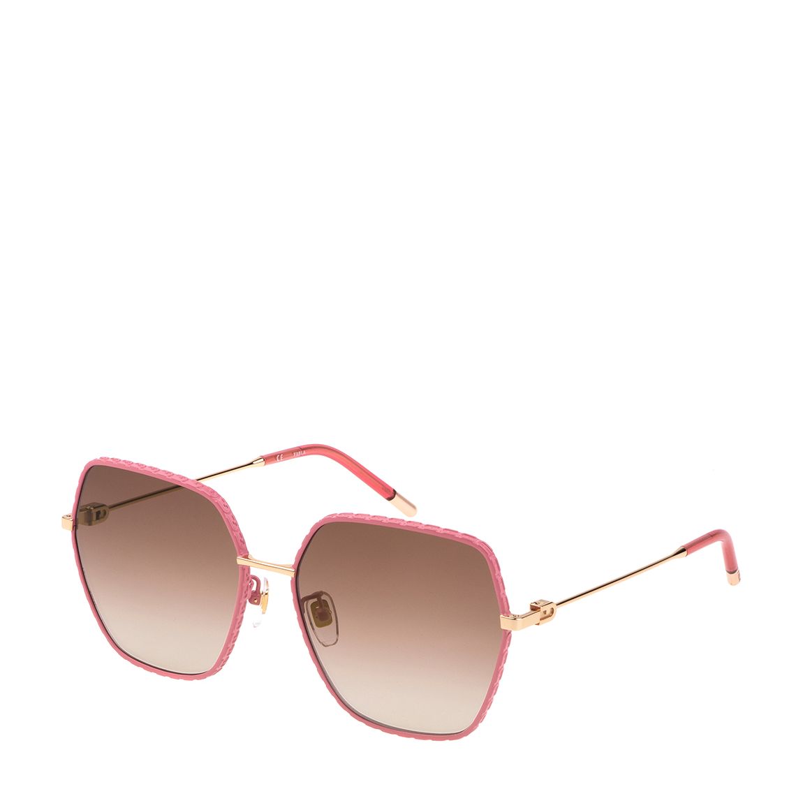Shiny Rose Gold Sunglasses 59mm main product photo