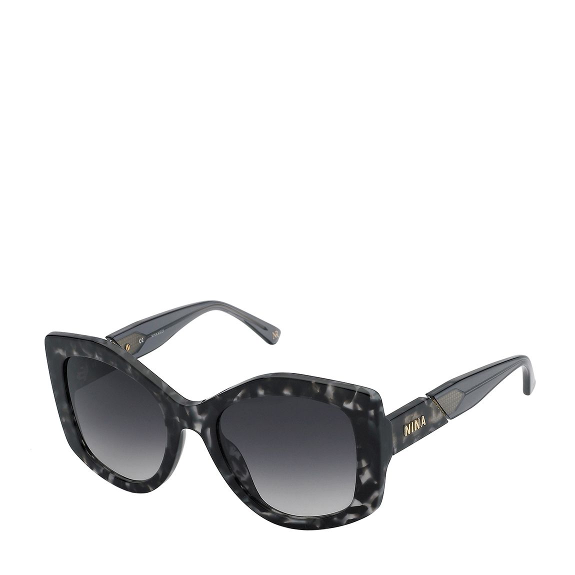 Shiny Grey Havana Sunglasses 53mm main product photo