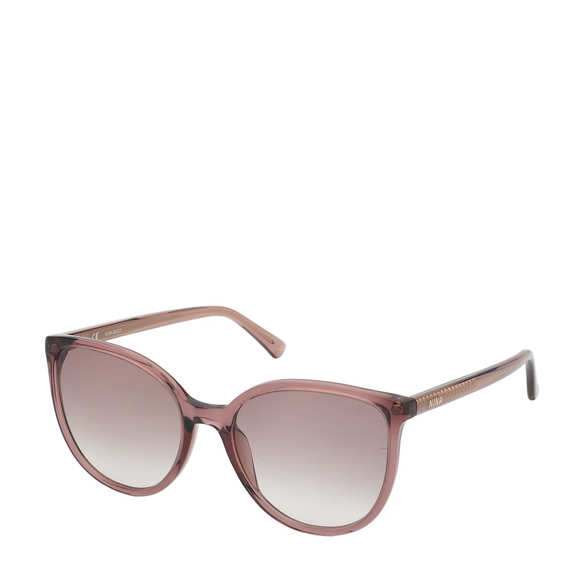 Shiny Transparent Pink Sunglasses 58mm main product photo