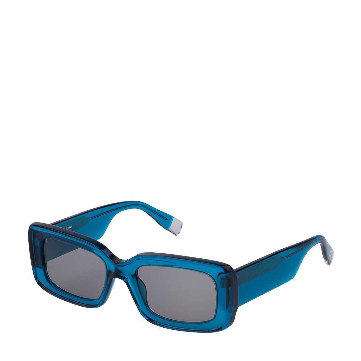 Shiny Transparent Azure Sunglasses 53mm main product photo