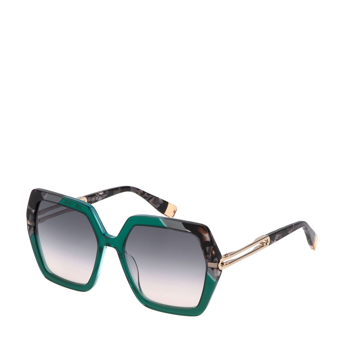 Dark Green/Light Green Sunglasses 56mm main product photo