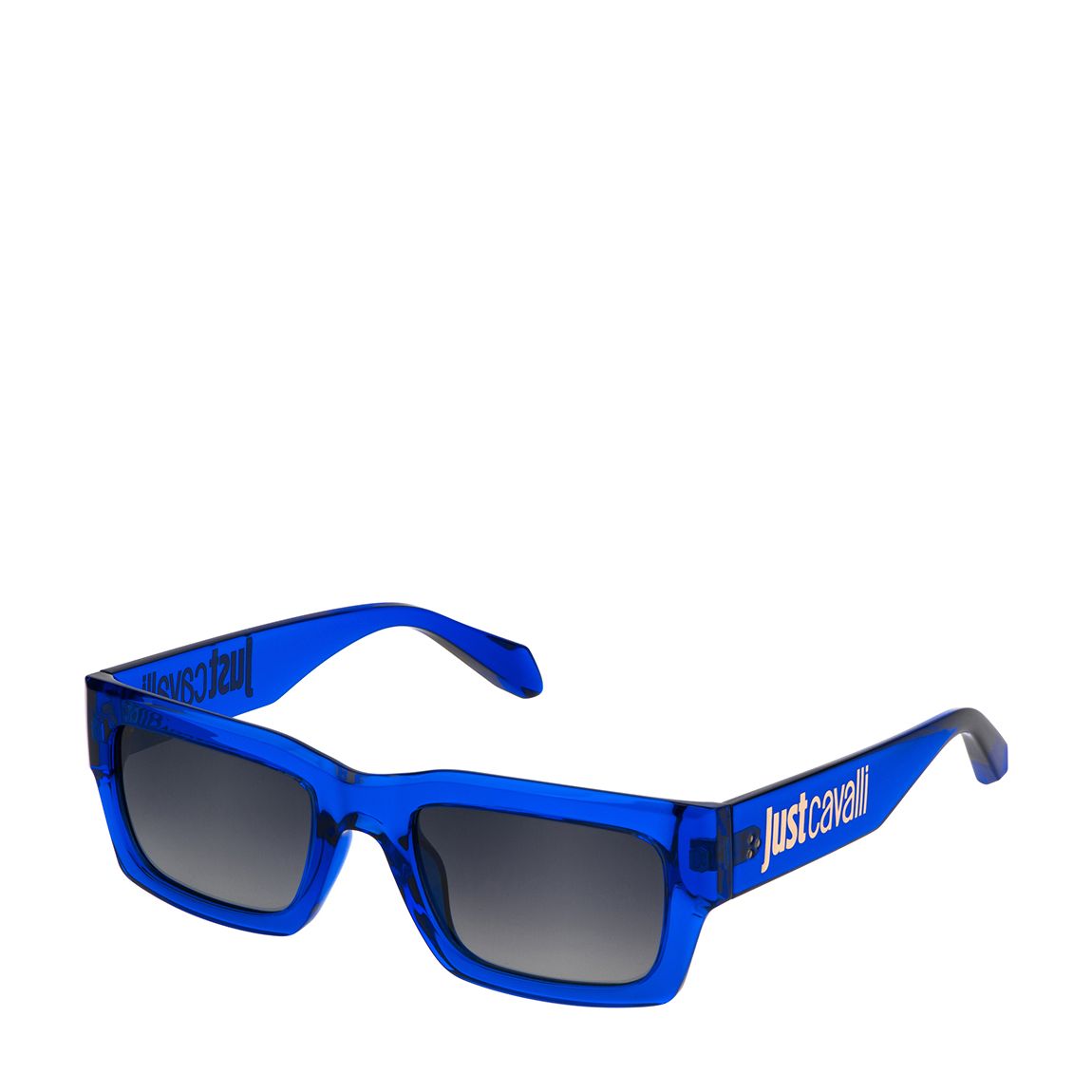 Shiny Transparent Blue Sunglasses 54mm main product photo