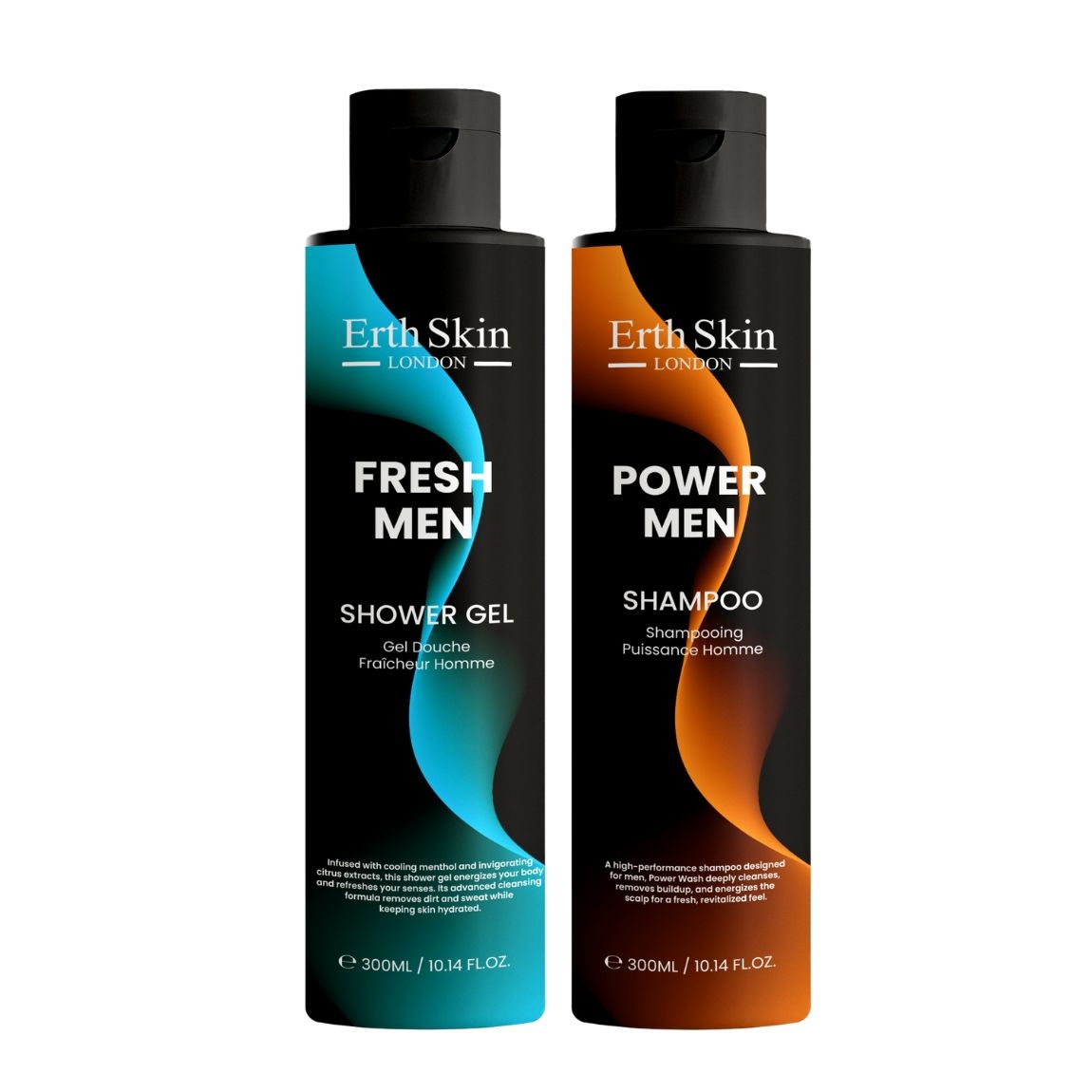 FRESH MEN SHOWER GEL 300ML + POWER MEN SHAMPOO 300ML main product photo