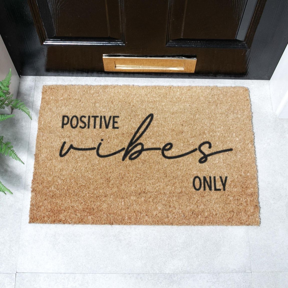Positive Vibes Only Doormat 60x40cm main product photo