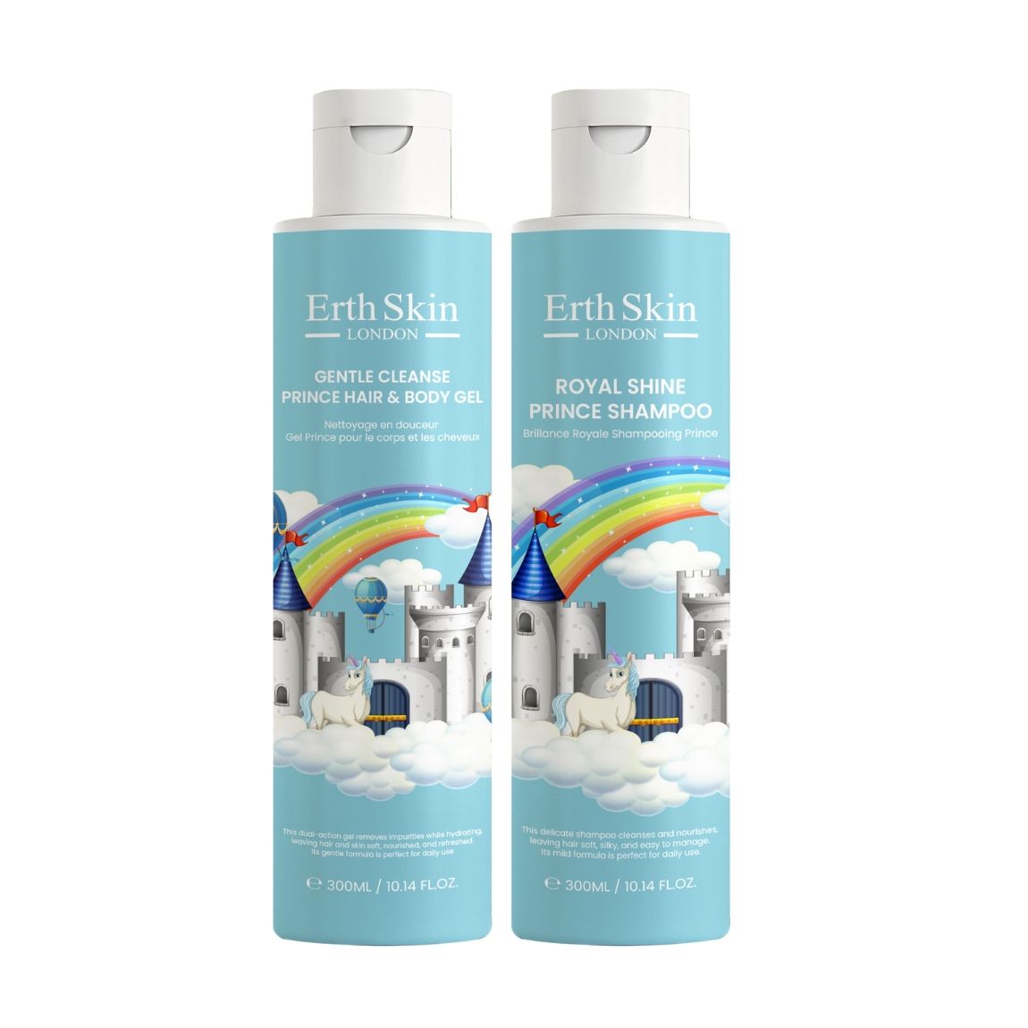 ROYAL SHINE PRINCE SHAMPOO 300ML + GENTLE CLEANSE PRINCE HAIR & BODY GEL 300ML main product photo