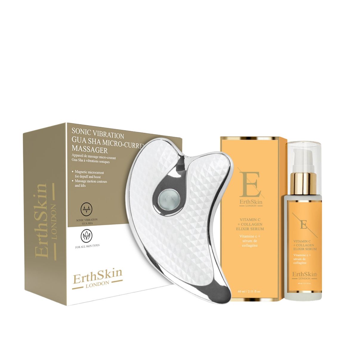 Sonic Vibration Gua Sha + Vitamin C Serum 60ml main product photo