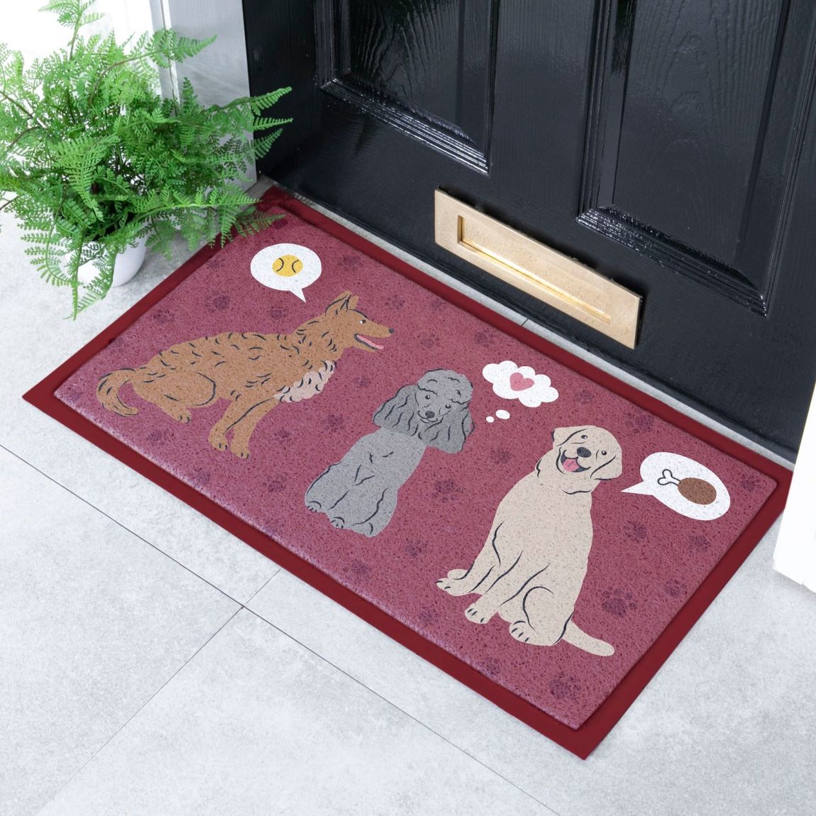 Dog Thoughts Doormat 70x40cm main product photo