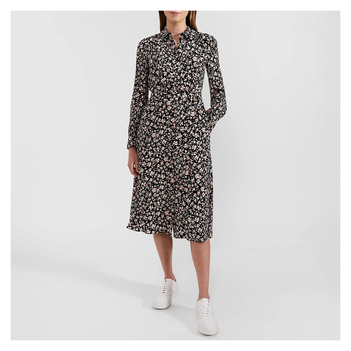 Black Floral Morgen Dress main product photo