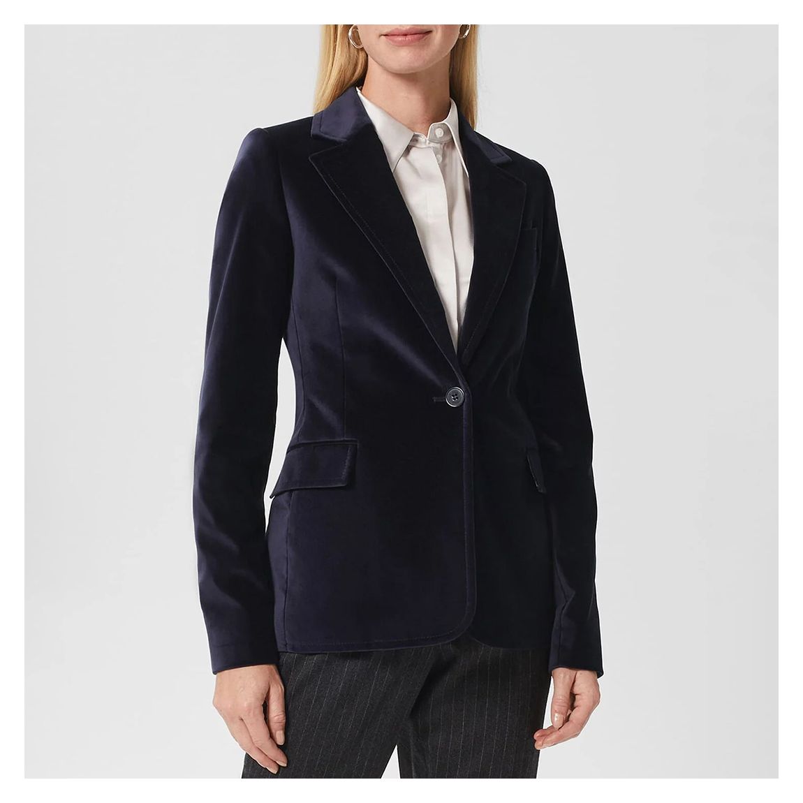 Navy Velvet Tasha Jacket main product photo