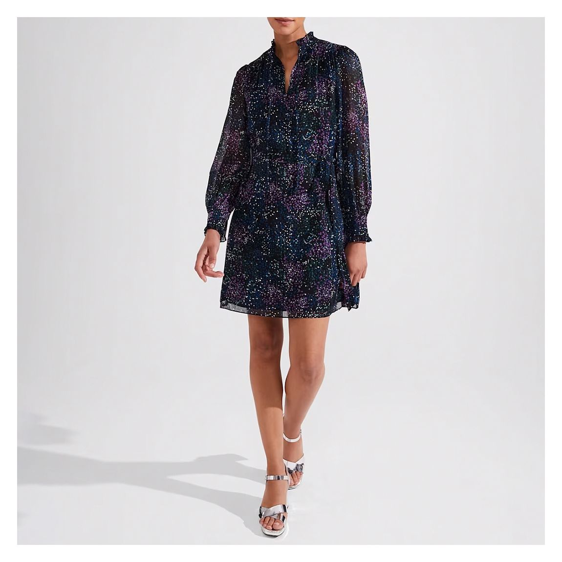 Multi Lettie Cosmic Print Mini Dress main product photo