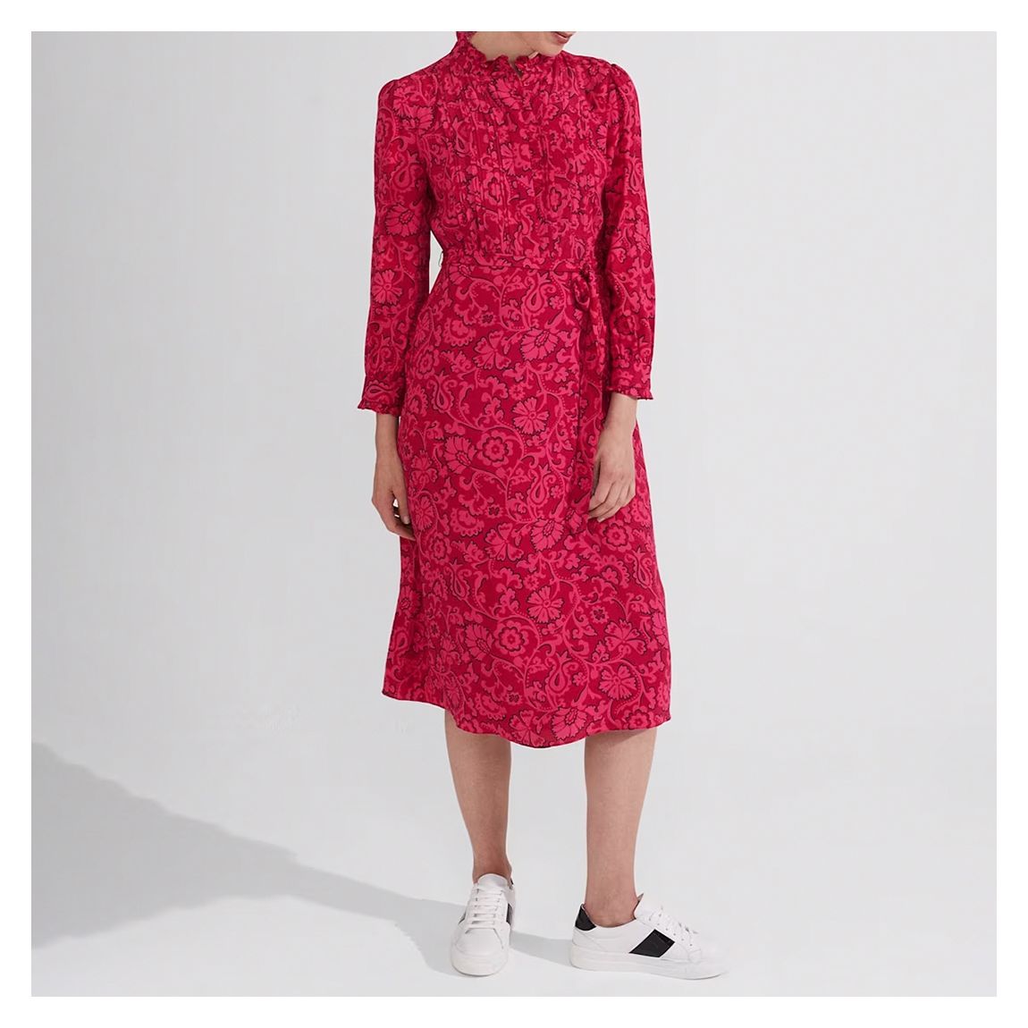 Red Eleanora Ruffle Dress main product photo