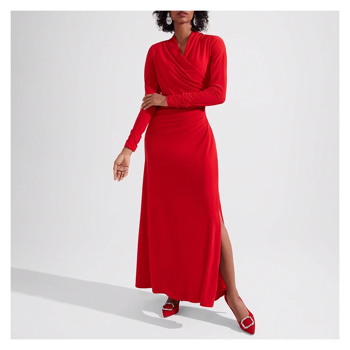 Red Vida Maxi Dress main product photo
