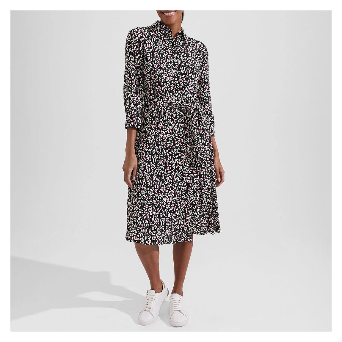Multi Alex Ditsy Print Midi Dress main product photo