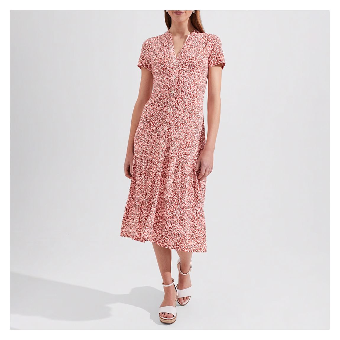 Pink Jacinta Buttoned Dress main product photo