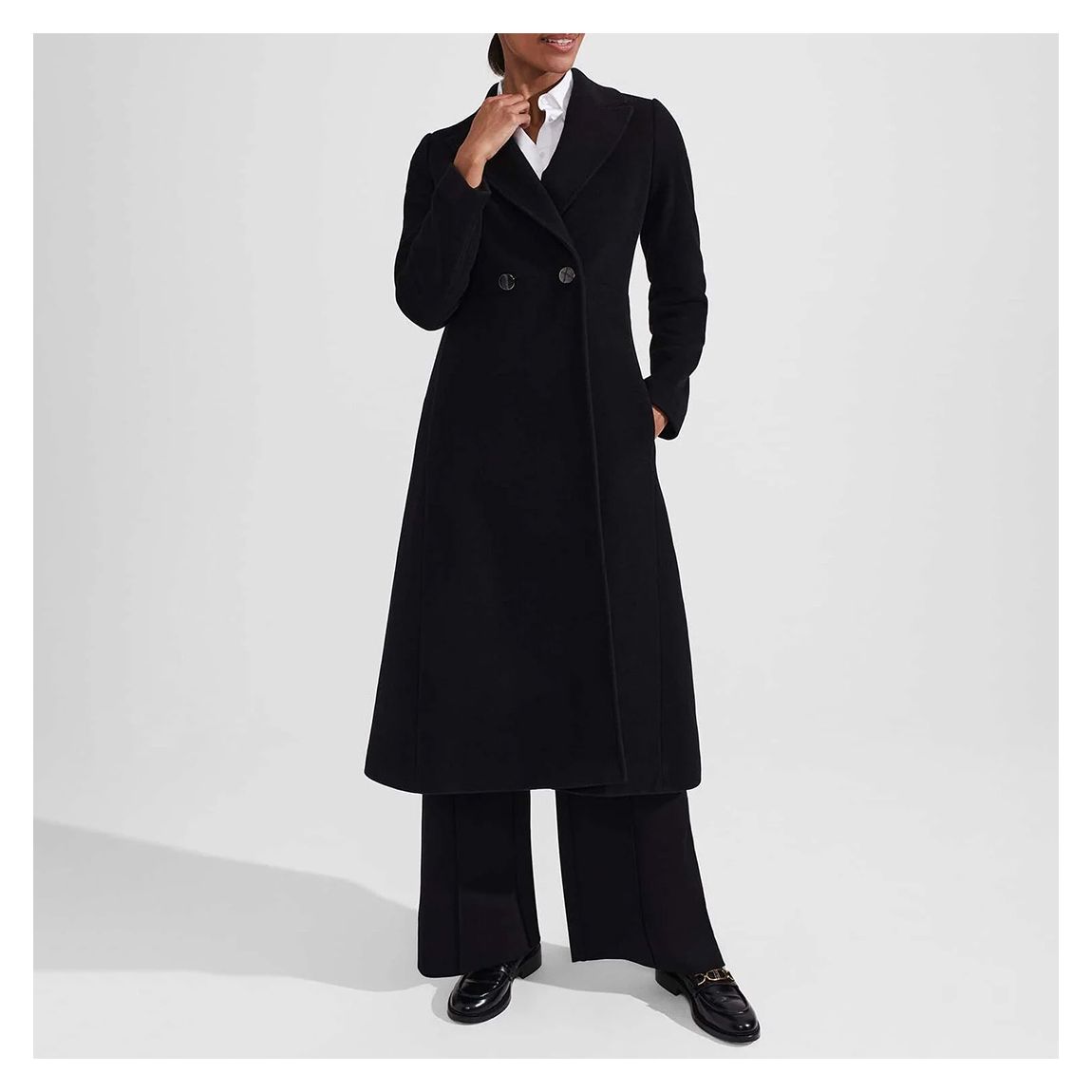 Black Blair Cashemere Blend Coat main product photo