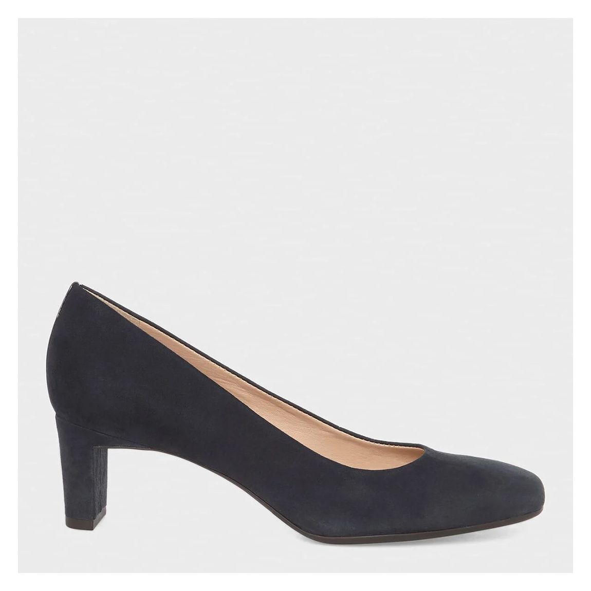 Navy Myra Suede Court Shoes main product photo